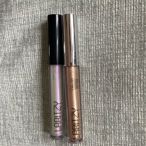 Laritzy Cosmetics lipgloss bundle liquid beam Topaz & Aura new without box